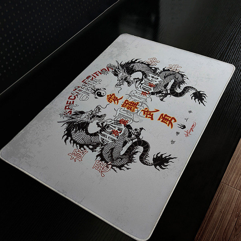 Gaming Accessories Desk - Retro Dragon Talisman Mouse Pad Evil