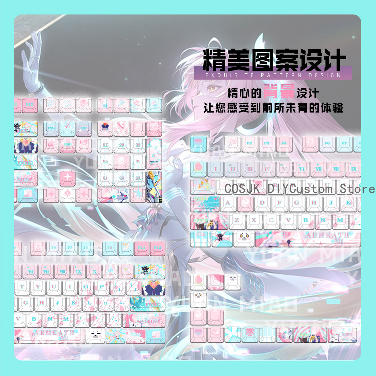 122 Keys Anime Wuthering Waves – Gaming Accessories Anime Bewertung und Preis