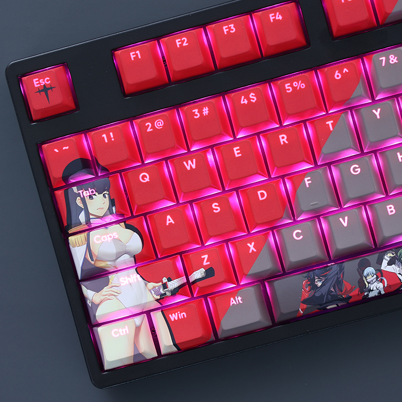 108 Keys/set KILL la KILL Keyc – Gaming Accessories Aesthetic Bewertung und Preis