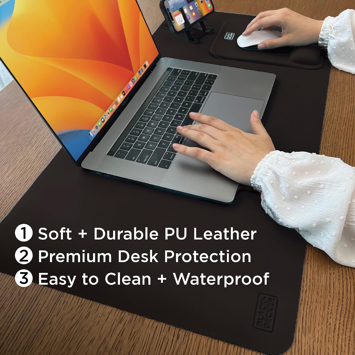 Faux Leather Desk Mat for Keyb – Gaming Accessories Desk Bewertung und Preis