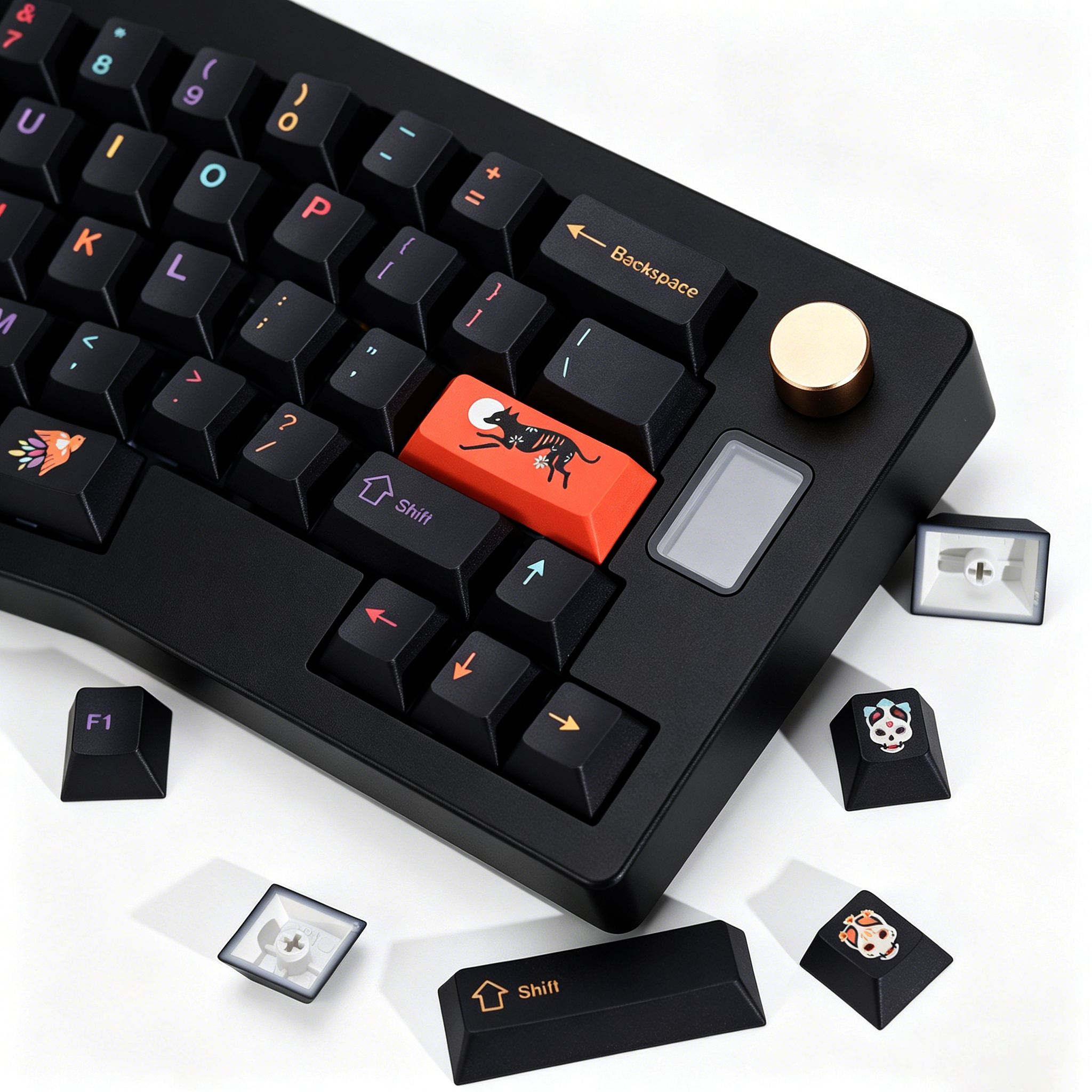 KBDiy Clone GMK Keycaps Retro  – Gaming Accessories Aesthetic Bewertung und Preis