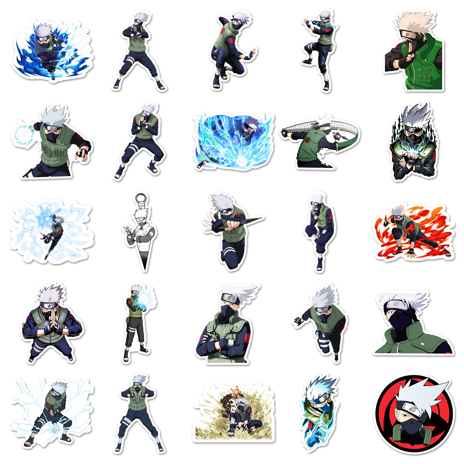50pcs Anime Naruto Hatake Kaka – Gaming Accessories Anime Bewertung und Preis