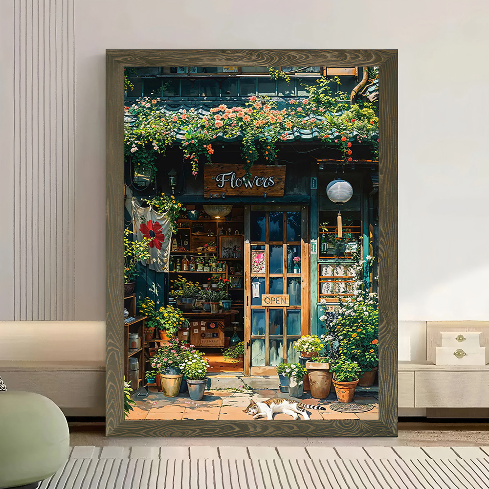 Cozy Flower Shop Canvas Wall A – Gaming Accessories Shop Bewertung und Preis