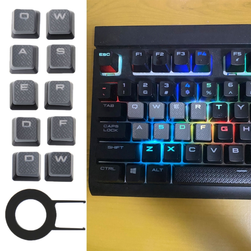 10 Keys Backlit Keycaps Non-sl – Gaming Accessories Aesthetic Bewertung und Preis