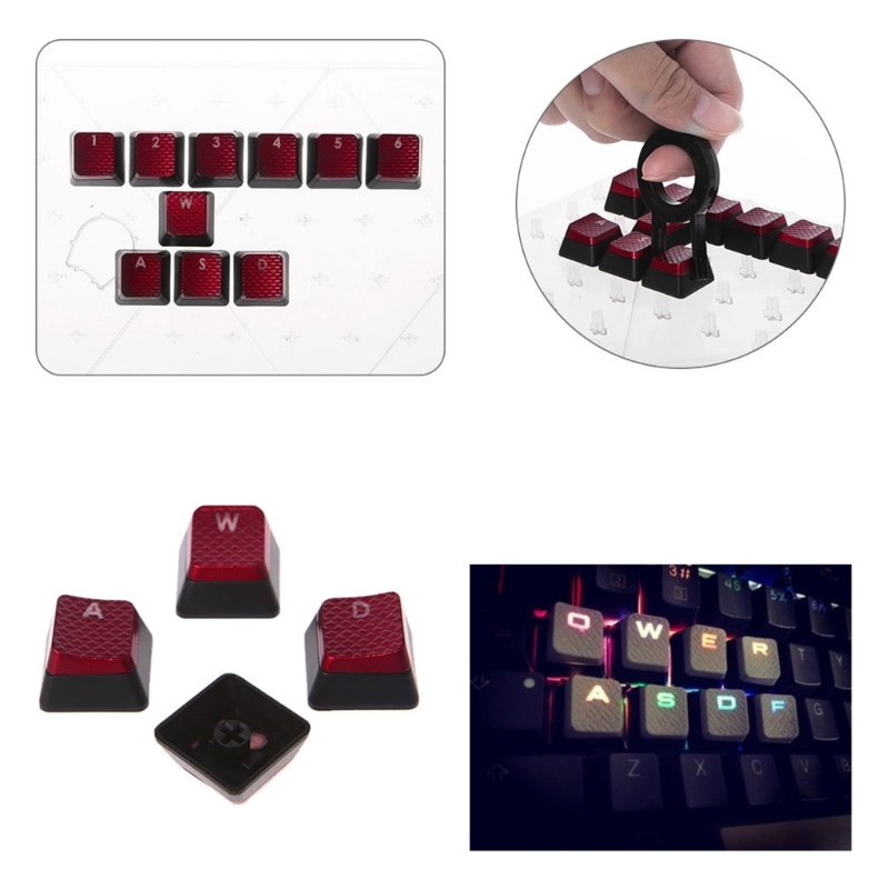 10 Keys Backlit Keycaps Non-sl – Gaming Accessories Aesthetic Bewertung und Preis
