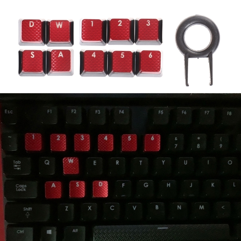 10 Keys Backlit Keycaps Non-sl – Gaming Accessories Aesthetic Bewertung und Preis