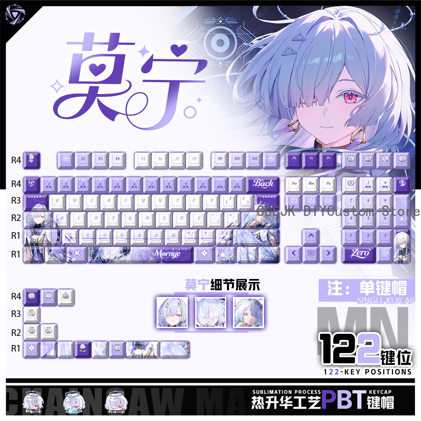 122 Keys Anime Mornye Wutherin – Gaming Accessories Anime Bewertung und Preis
