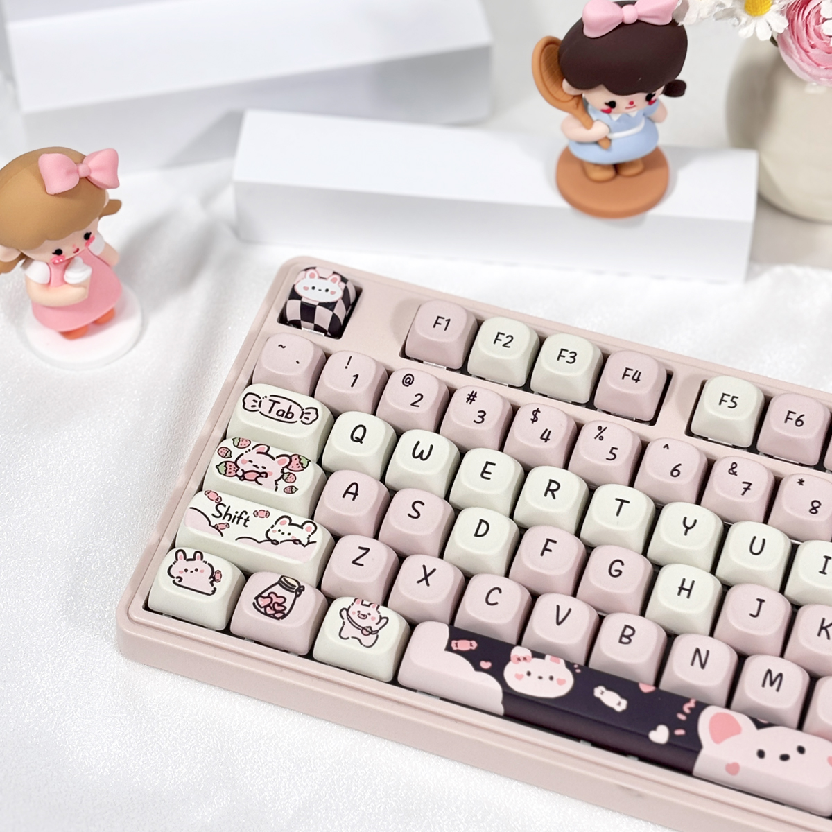 95Keys Dessert Cat Theme Keyca – Gaming Accessories Aesthetic Bewertung und Preis