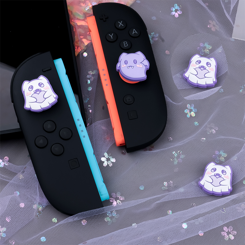 4pcs Cartoon Anime Silicone Th – Gaming Accessories Nintendo Switch Bewertung und Preis