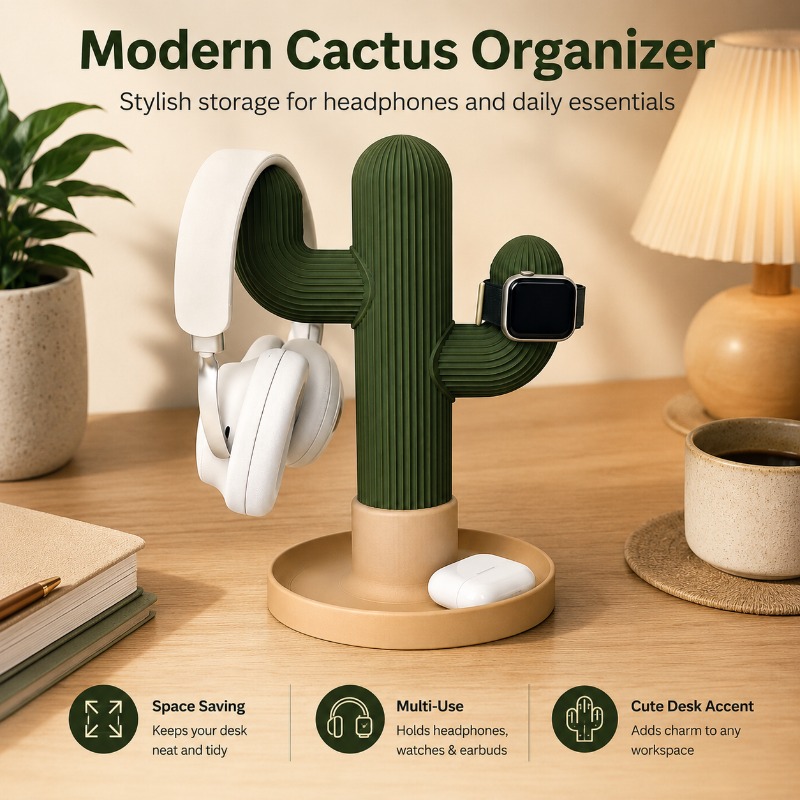 Minimalist Cactus Headset Stan – Gaming Accessories For Setup Bewertung und Preis