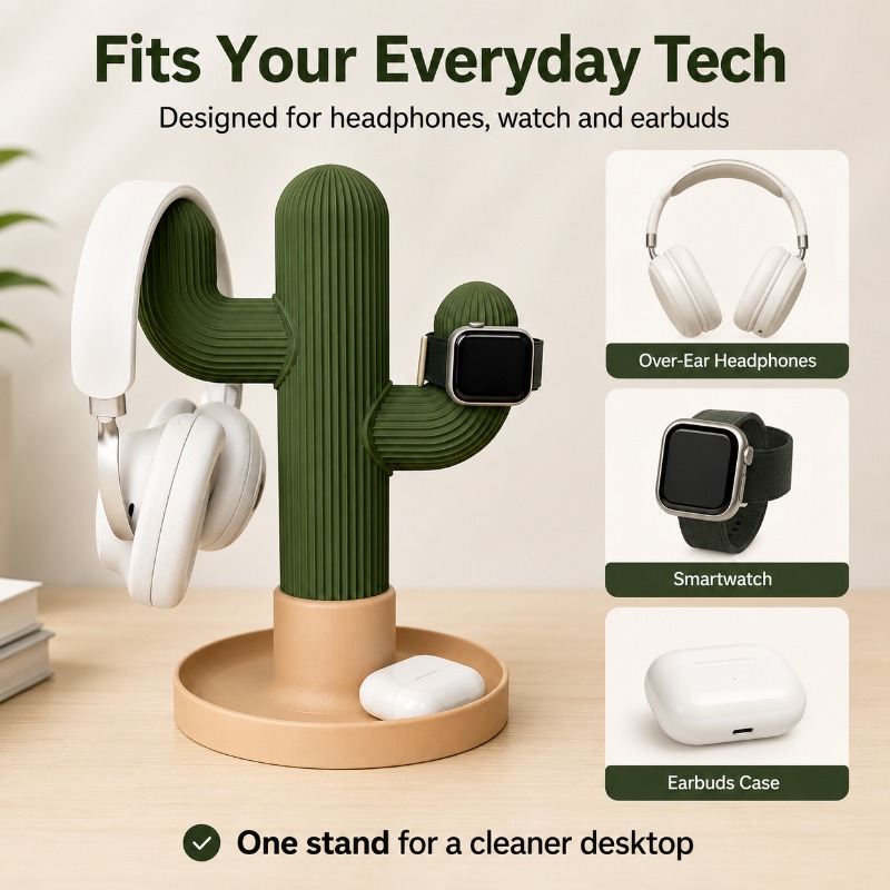 Minimalist Cactus Headset Stan – Gaming Accessories For Setup Bewertung und Preis