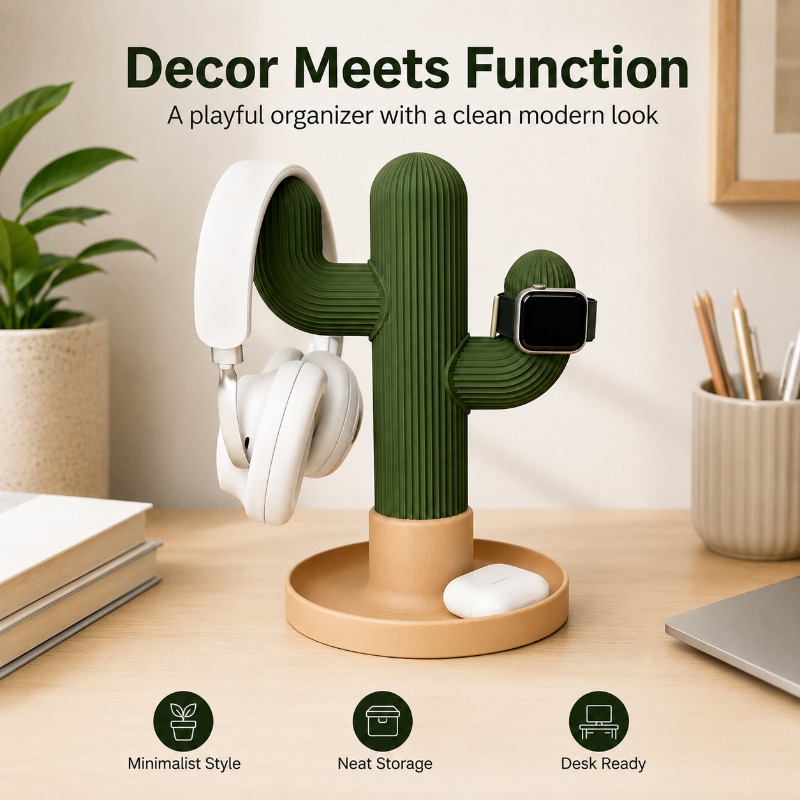 Minimalist Cactus Headset Stan – Gaming Accessories For Setup Bewertung und Preis