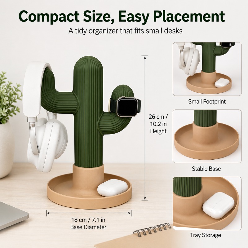 Minimalist Cactus Headset Stan – Gaming Accessories For Setup Bewertung und Preis