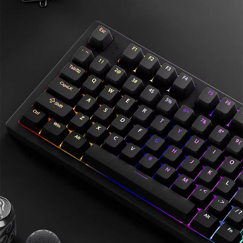 130+ Keys Black Custom Double  – Gaming Accessories Aesthetic Bewertung und Preis